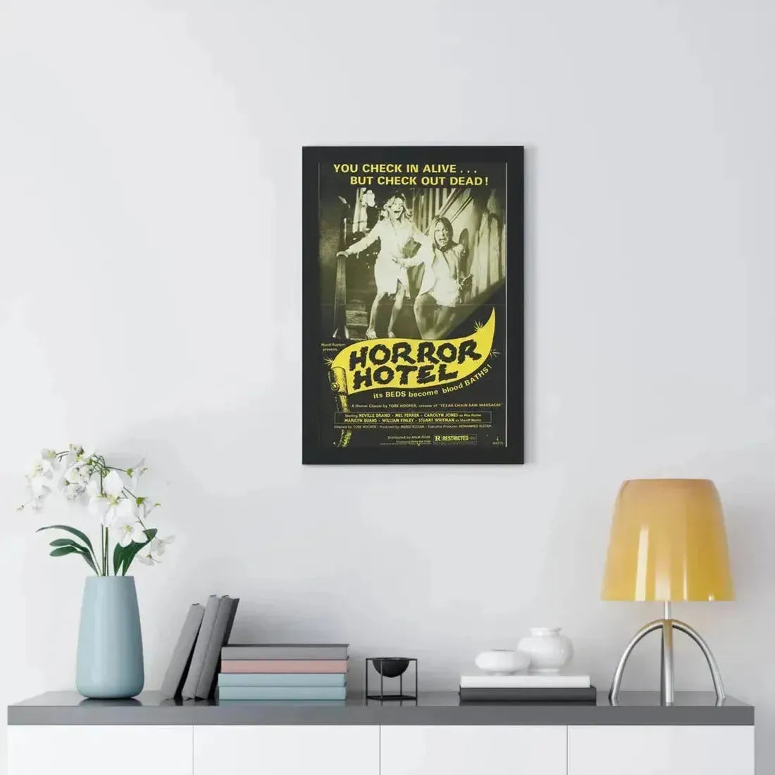 HORROR HOTEL (EATEN ALIVE) 1960 - Framed Movie Poster - The Sticker Space