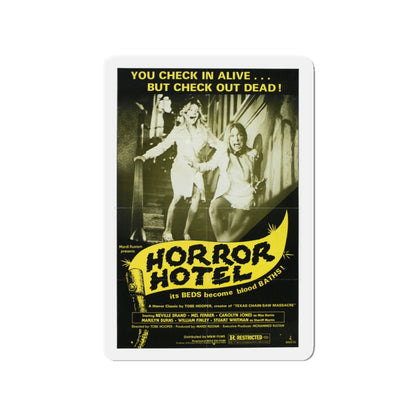 HORROR HOTEL (EATEN ALIVE) 1960 Movie Poster - Die-Cut Magnet-3" x 3"-The Sticker Space