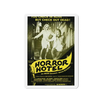 HORROR HOTEL (EATEN ALIVE) 1960 Movie Poster - Refrigerator Magnet 2 Inch - The Sticker Space