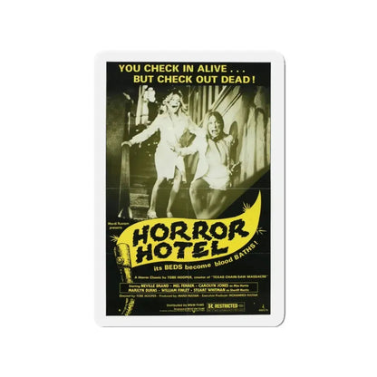 HORROR HOTEL (EATEN ALIVE) 1960 Movie Poster - Refrigerator Magnet 3 Inch - The Sticker Space