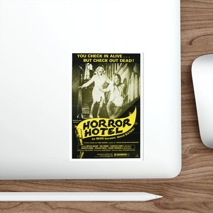 HORROR HOTEL (EATEN ALIVE) 1960 Movie Poster STICKER Vinyl Die-Cut Decal-The Sticker Space