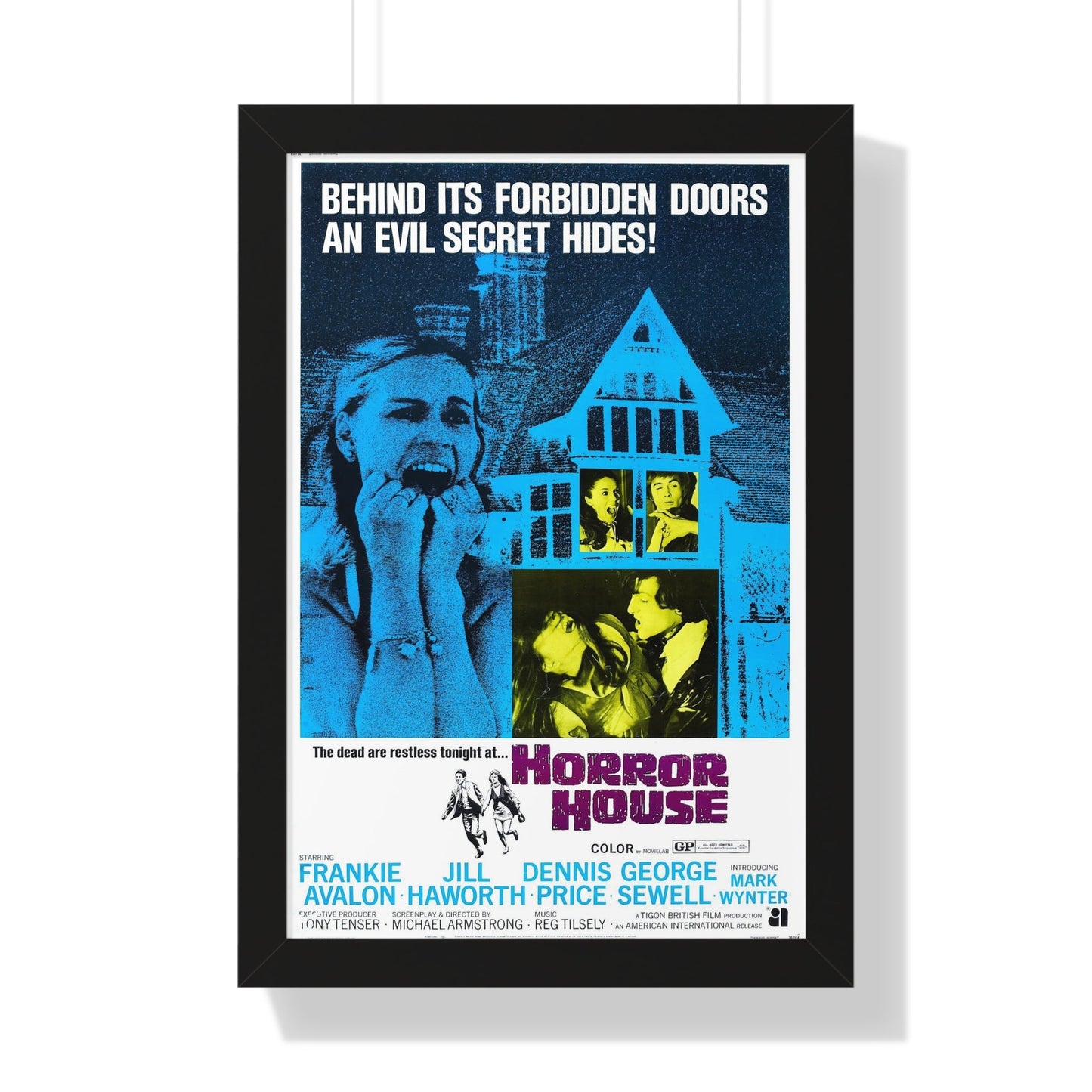 HORROR HOUSE 1969 - Framed Movie Poster-16″ x 24″-The Sticker Space