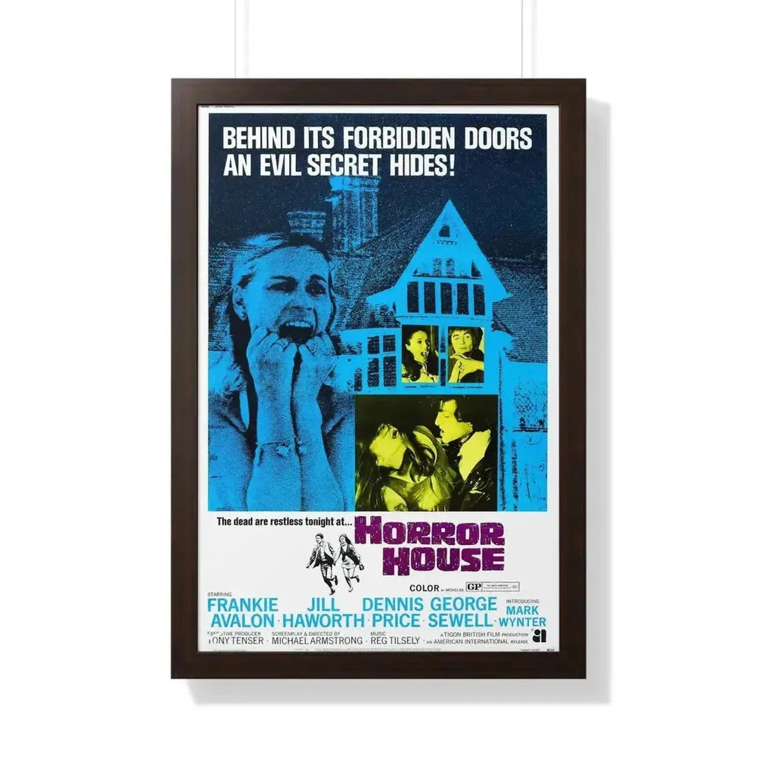 HORROR HOUSE 1969 - Framed Movie Poster - The Sticker Space