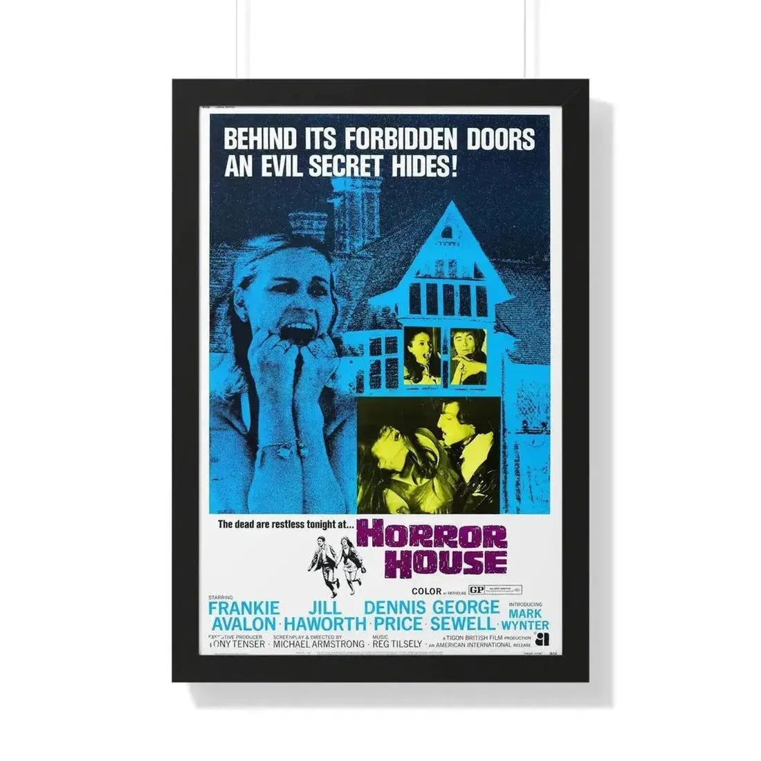HORROR HOUSE 1969 - Framed Movie Poster - The Sticker Space