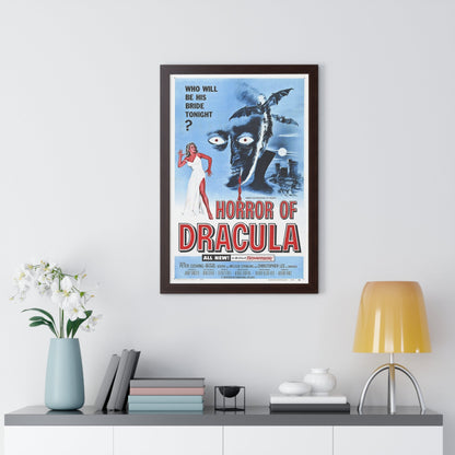 HORROR OF DRACULA 1958 - Framed Movie Poster-The Sticker Space