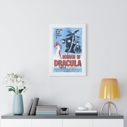 HORROR OF DRACULA 1958 - Framed Movie Poster-The Sticker Space