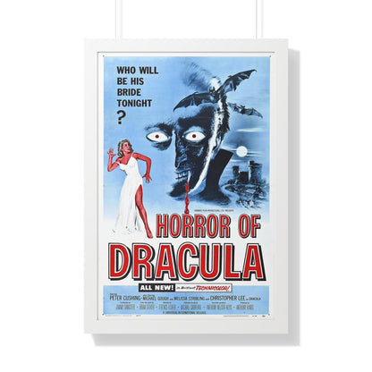 HORROR OF DRACULA 1958 - Framed Movie Poster-20" x 30"-The Sticker Space