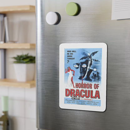 HORROR OF DRACULA 1958 Movie Poster - Refrigerator Magnet-The Sticker Space