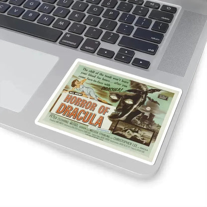 Horror of Dracula 1958 Movie Poster - STICKER Vinyl Kiss-Cut Decal - The Sticker Space