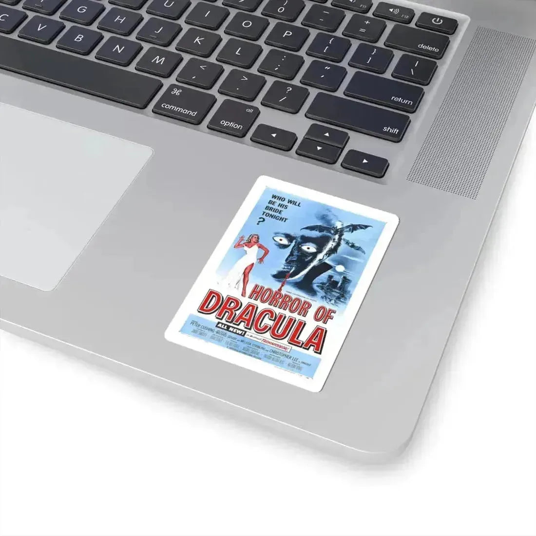 HORROR OF DRACULA 1958 Movie Poster - STICKER Vinyl Kiss-Cut Decal - The Sticker Space