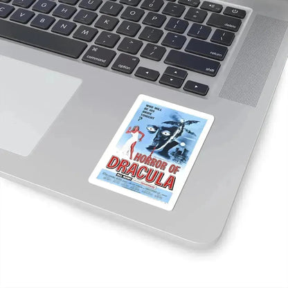 HORROR OF DRACULA 1958 Movie Poster - STICKER Vinyl Kiss-Cut Decal - The Sticker Space