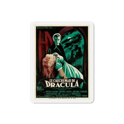 Horror of Dracula 1958 v2 Movie Poster Refrigerator Magnet 2 Inch - The Sticker Space