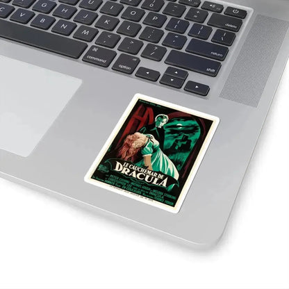 Horror of Dracula 1958 v2 Movie Poster - STICKER Vinyl Kiss-Cut Decal - The Sticker Space