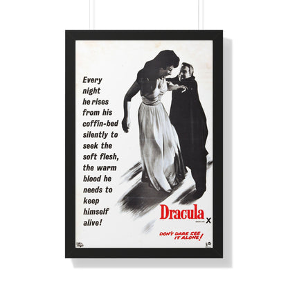 HORROR OF DRACULA (3) 1958 - Framed Movie Poster-20" x 30"-The Sticker Space