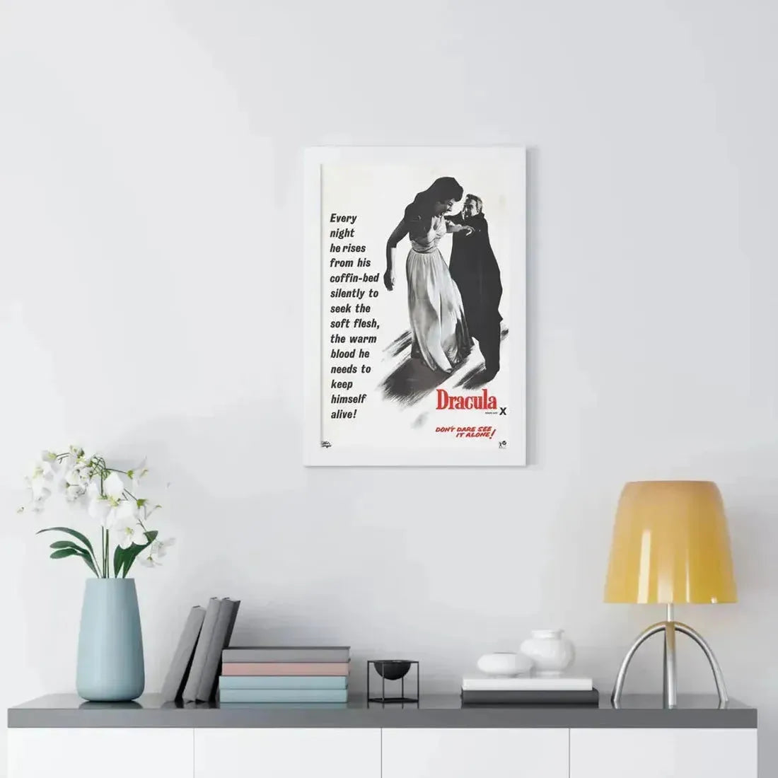 HORROR OF DRACULA (3) 1958 - Framed Movie Poster - The Sticker Space