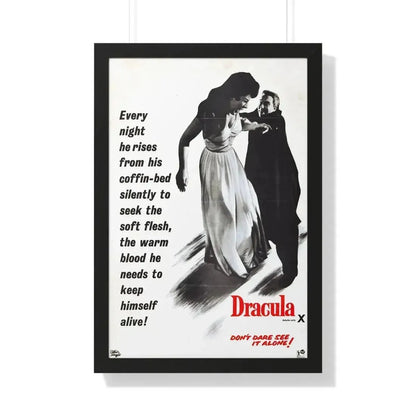 HORROR OF DRACULA (3) 1958 - Framed Movie Poster - The Sticker Space