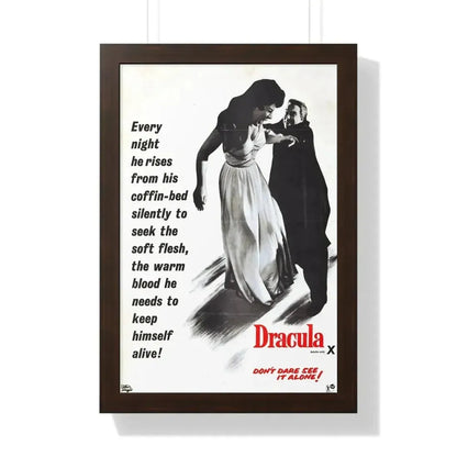 HORROR OF DRACULA (3) 1958 - Framed Movie Poster - The Sticker Space