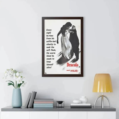 HORROR OF DRACULA (3) 1958 - Framed Movie Poster - The Sticker Space