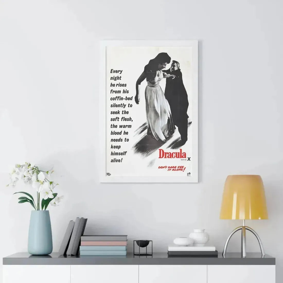 HORROR OF DRACULA (3) 1958 - Framed Movie Poster - The Sticker Space