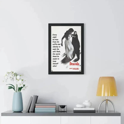 HORROR OF DRACULA (3) 1958 - Framed Movie Poster - The Sticker Space