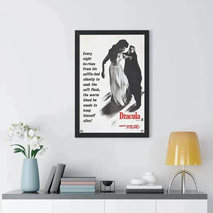 HORROR OF DRACULA (3) 1958 - Framed Movie Poster - The Sticker Space