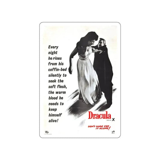 HORROR OF DRACULA (3) 1958 Movie Poster STICKER Vinyl Die-Cut Decal 2 Inch - The Sticker Space