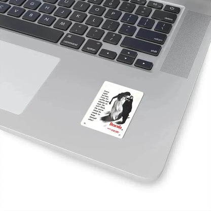HORROR OF DRACULA (3) 1958 Movie Poster - STICKER Vinyl Kiss-Cut Decal - The Sticker Space