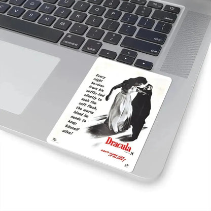 HORROR OF DRACULA (3) 1958 Movie Poster - STICKER Vinyl Kiss-Cut Decal - The Sticker Space