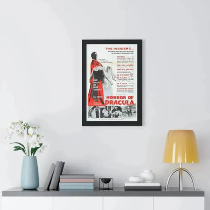 HORROR OF DRACULA (4) 1958 - Framed Movie Poster - The Sticker Space