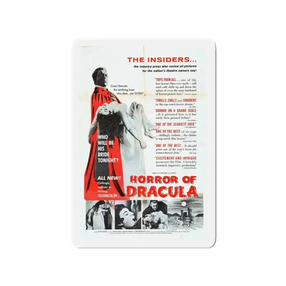 HORROR OF DRACULA (4) 1958 Movie Poster - Refrigerator Magnet - The Sticker Space