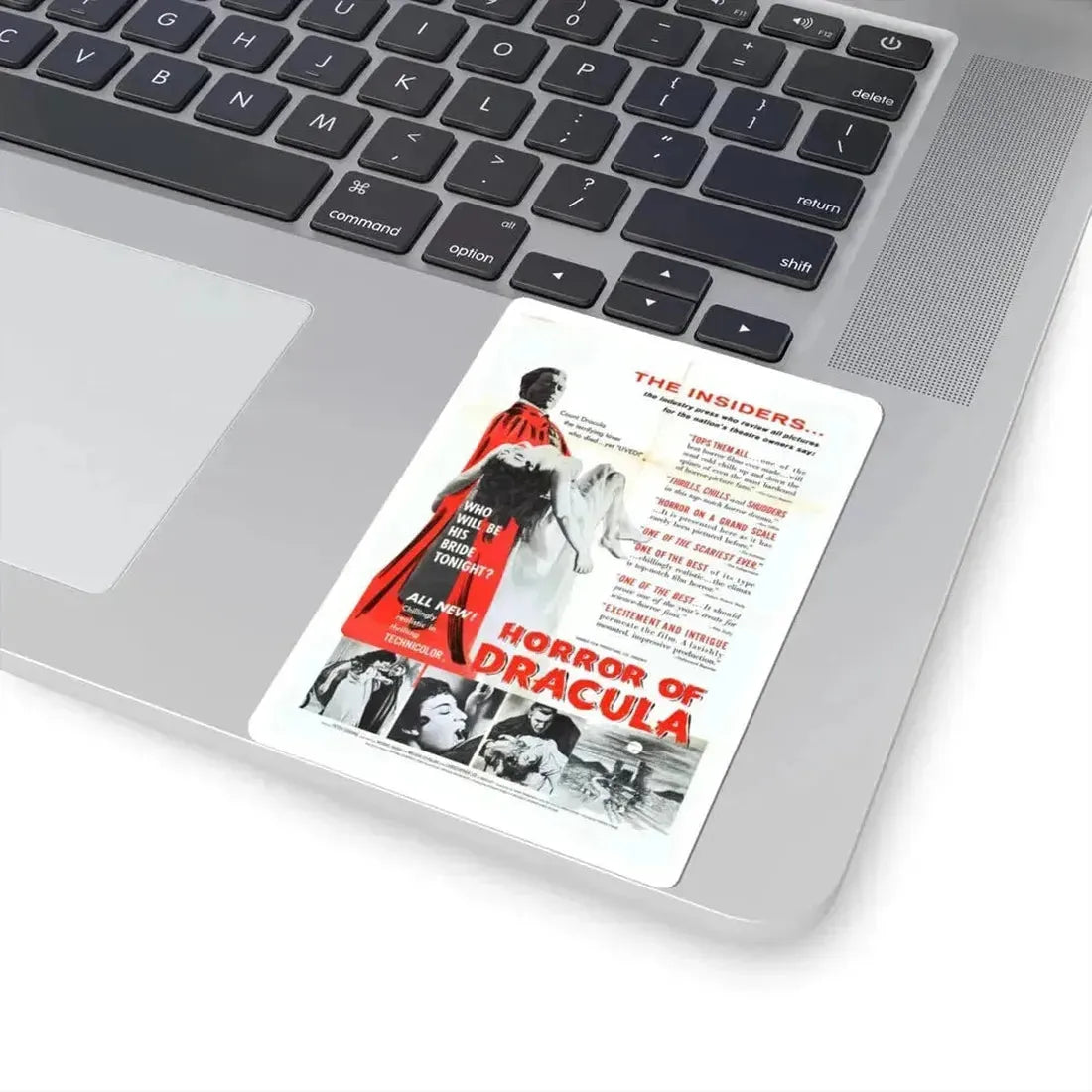 HORROR OF DRACULA (4) 1958 Movie Poster - STICKER Vinyl Kiss-Cut Decal - The Sticker Space