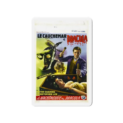 HORROR OF DRACULA (BELGIAN) 1958 Movie Poster - Refrigerator Magnet - The Sticker Space