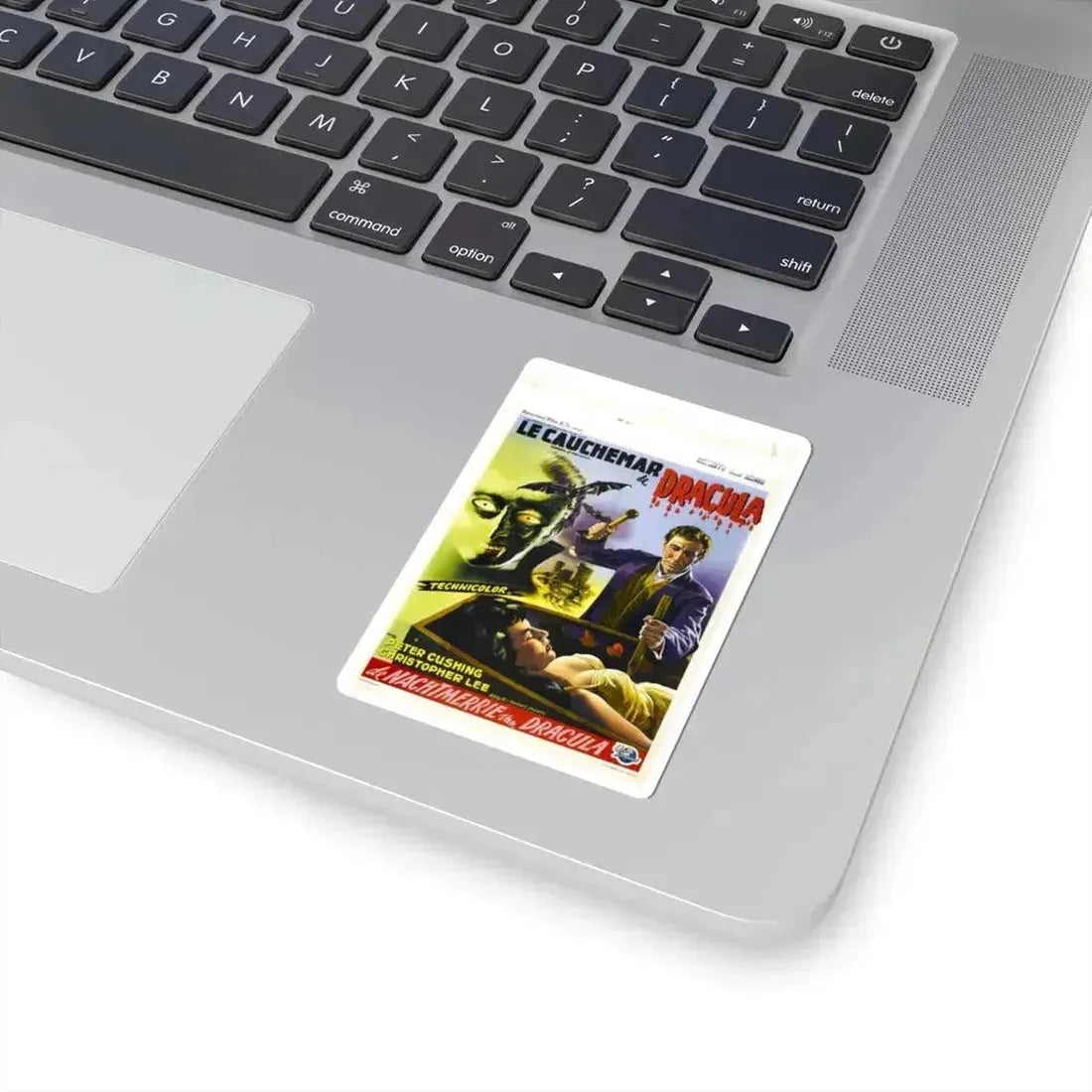 HORROR OF DRACULA (BELGIAN) 1958 Movie Poster - STICKER Vinyl Kiss-Cut Decal - The Sticker Space