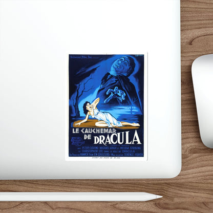 HORROR OF DRACULA (FRENCH) 1958 Movie Poster STICKER Vinyl Die-Cut Decal-The Sticker Space