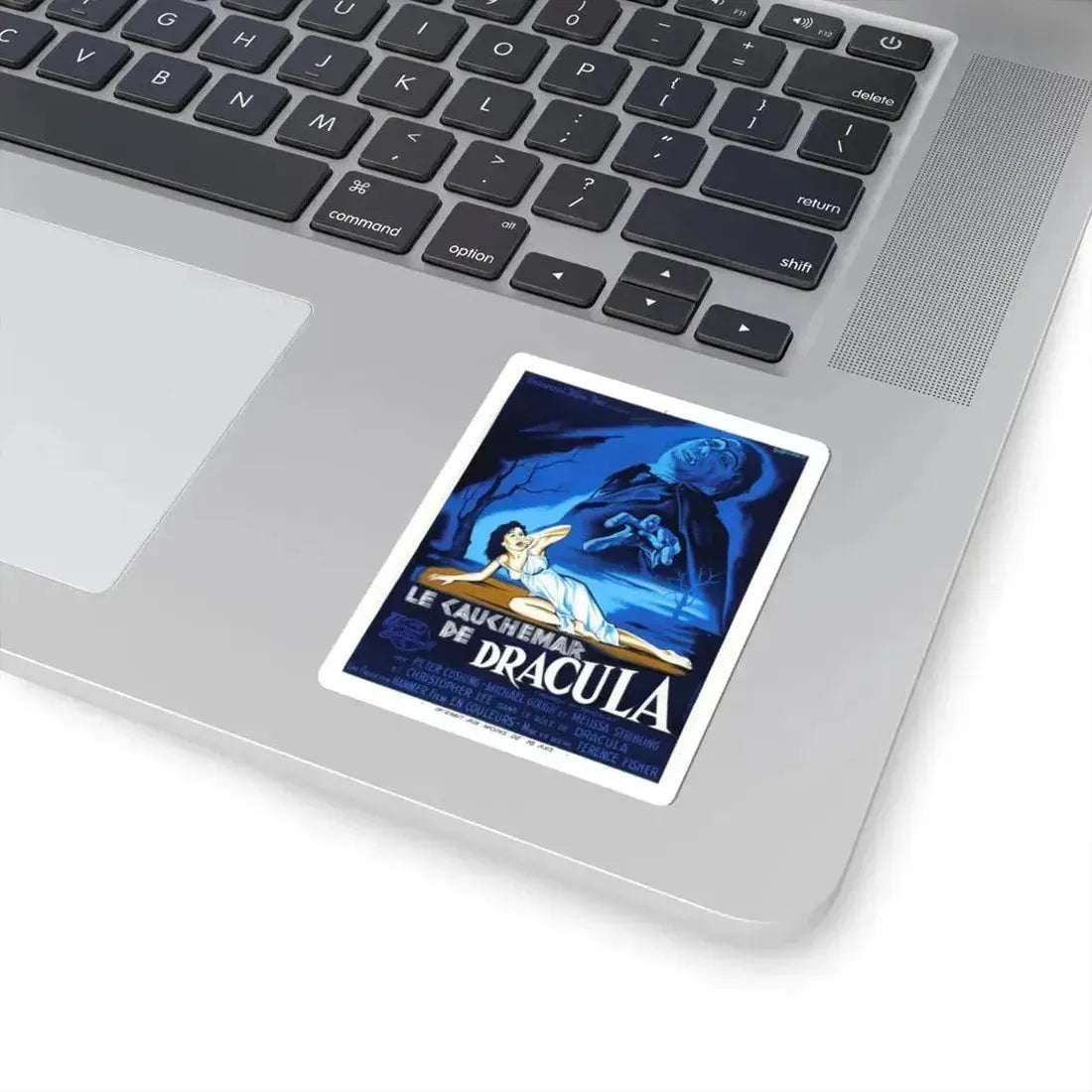 HORROR OF DRACULA (FRENCH) 1958 Movie Poster - STICKER Vinyl Kiss-Cut Decal - The Sticker Space