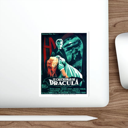 HORROR OF DRACULA (FRENCH) 2 1958 Movie Poster STICKER Vinyl Die-Cut Decal-The Sticker Space