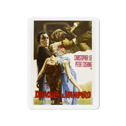 HORROR OF DRACULA (ITALIAN) 1958 Movie Poster - Refrigerator Magnet 2 Inch - The Sticker Space