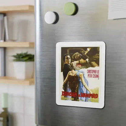 HORROR OF DRACULA (ITALIAN) 1958 Movie Poster - Refrigerator Magnet - The Sticker Space