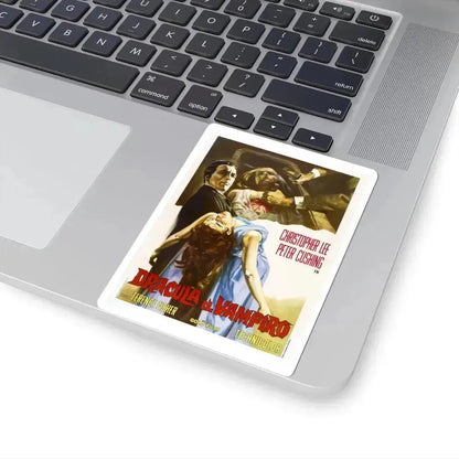 HORROR OF DRACULA (ITALIAN) 1958 Movie Poster - STICKER Vinyl Kiss-Cut Decal - The Sticker Space