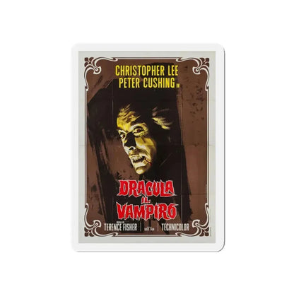 HORROR OF DRACULA (ITALIAN) 2 1958 Movie Poster - Refrigerator Magnet 5 Inch - The Sticker Space