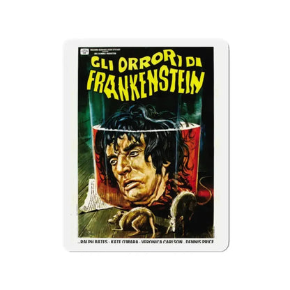 HORROR OF FRANKENSTEIN (ITALIAN) 1970 Movie Poster - Refrigerator Magnet 2 Inch - The Sticker Space