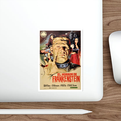 HORROR OF FRANKENSTEIN (SPANISH) 1970 Movie Poster STICKER Vinyl Die-Cut Decal-The Sticker Space