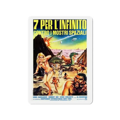 HORROR OF THE BLOOD MONSTERS (ITALIAN) 1970 Movie Poster - Refrigerator Magnet 2 Inch - The Sticker Space