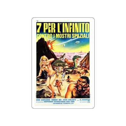 HORROR OF THE BLOOD MONSTERS (ITALIAN) 1970 Movie Poster STICKER Vinyl Die-Cut Decal 3 Inch - The Sticker Space