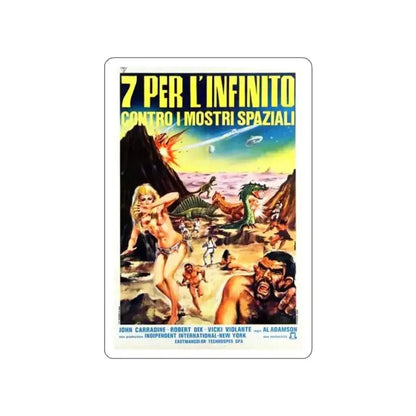 HORROR OF THE BLOOD MONSTERS (ITALIAN) 1970 Movie Poster STICKER Vinyl Die-Cut Decal - The Sticker Space