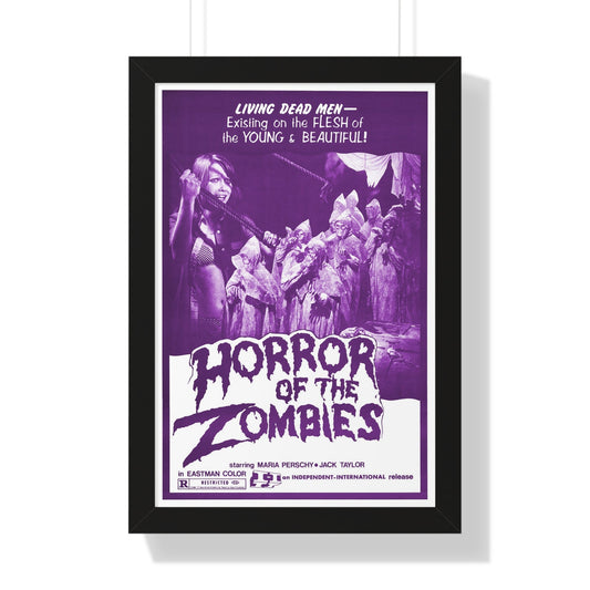 HORROR OF THE ZOMBIES (THE GHOST GALLEON) 1974 - Framed Movie Poster-16″ x 24″-The Sticker Space