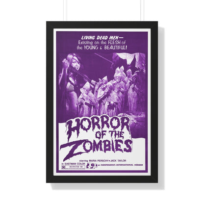 HORROR OF THE ZOMBIES (THE GHOST GALLEON) 1974 - Framed Movie Poster-20" x 30"-The Sticker Space