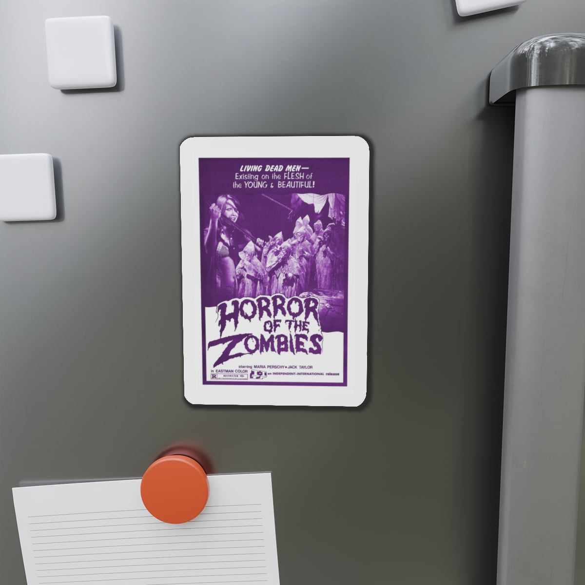 HORROR OF THE ZOMBIES (THE GHOST GALLEON) 1974 Movie Poster - Die-Cut Magnet-The Sticker Space