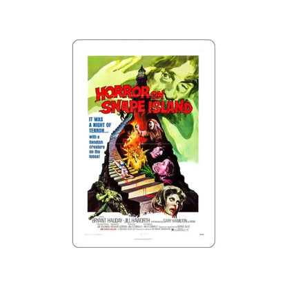 HORROR ON SNAPE ISLAND (TOWER OF EVIL) 1972 Movie Poster STICKER Vinyl Die-Cut Decal 2 Inch - The Sticker Space