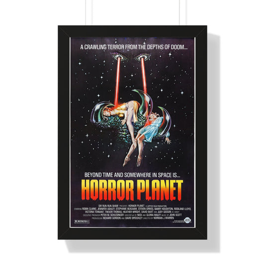 HORROR PLANET (INSEMINOID) 1981 - Framed Movie Poster-16″ x 24″-The Sticker Space